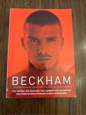 BECKHAM My World softcover Book - Bright Red Cover
